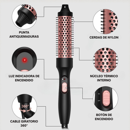 Cepillo Térmico 3 en 1